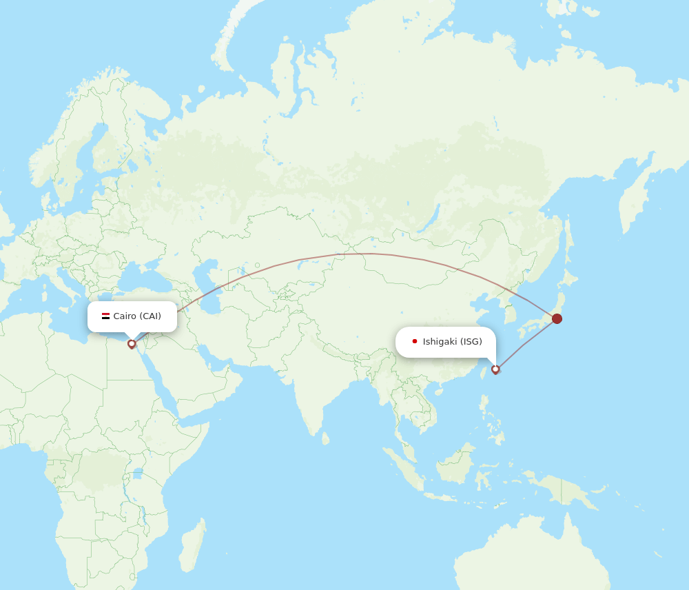 ISG to CAI flights and routes map