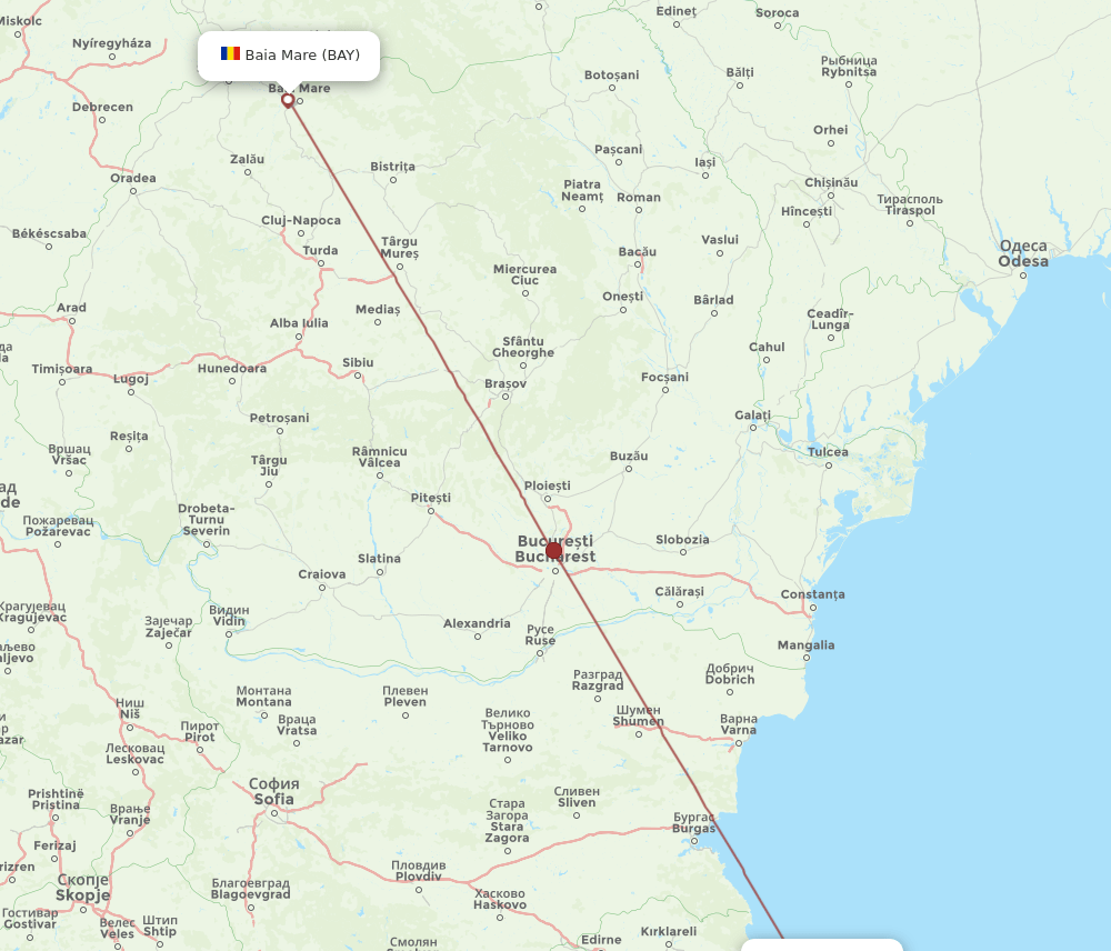 IST-BAY flight routes
