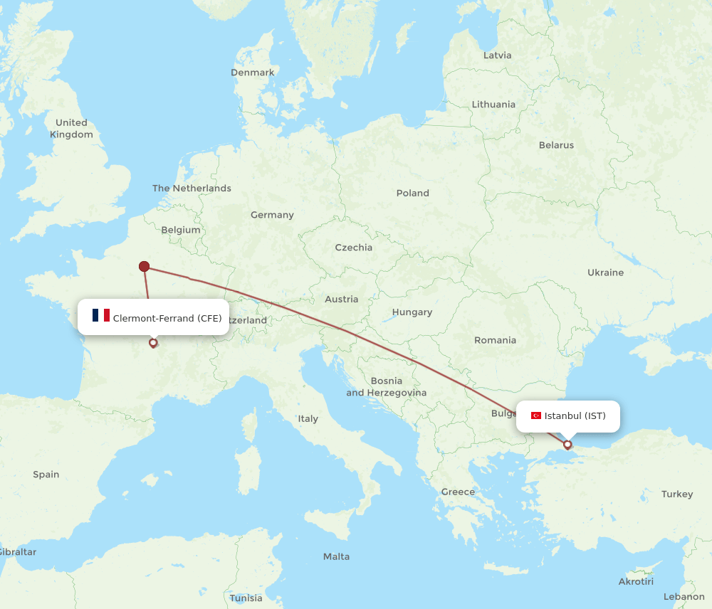 IST-CFE flight routes
