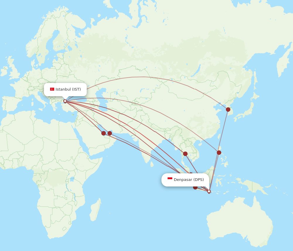 IST-DPS flight routes