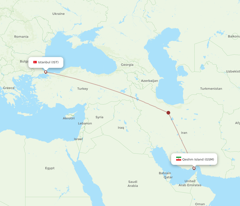 IST-GSM flight routes