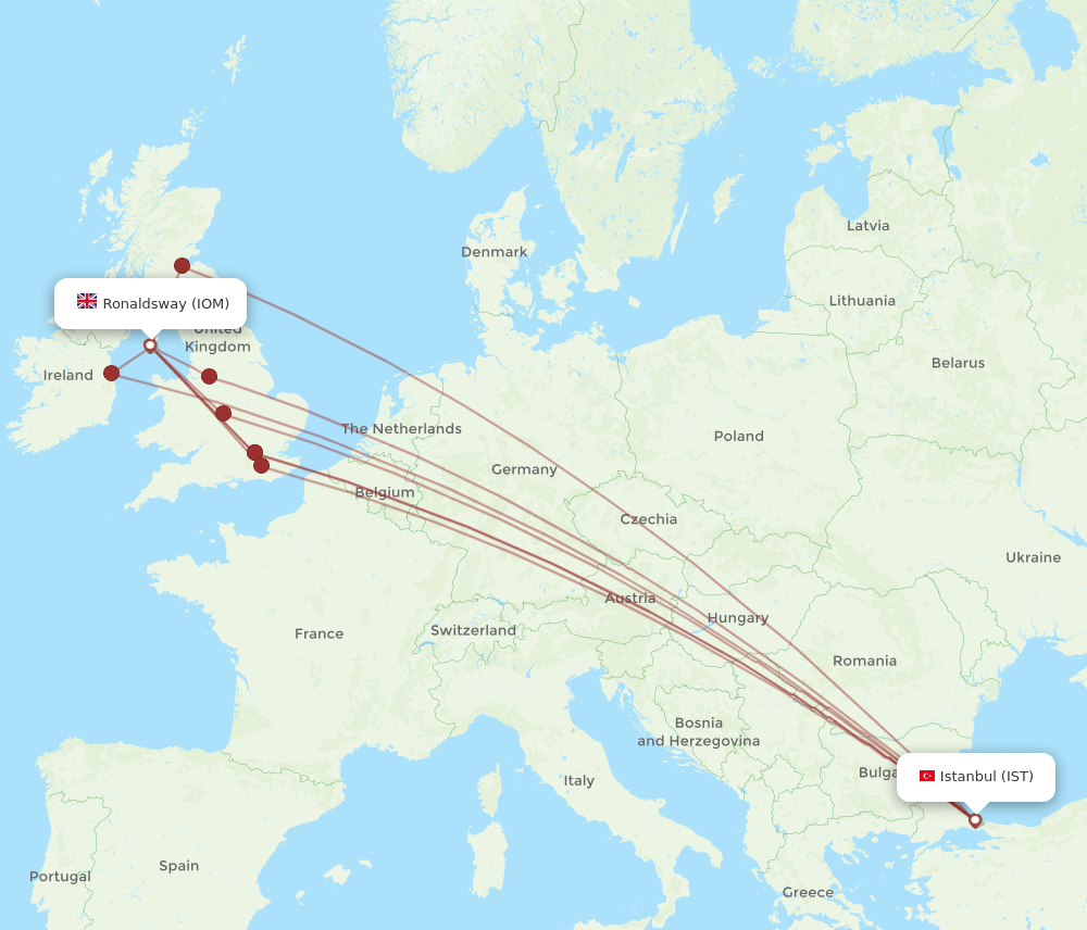 IST-IOM flight routes