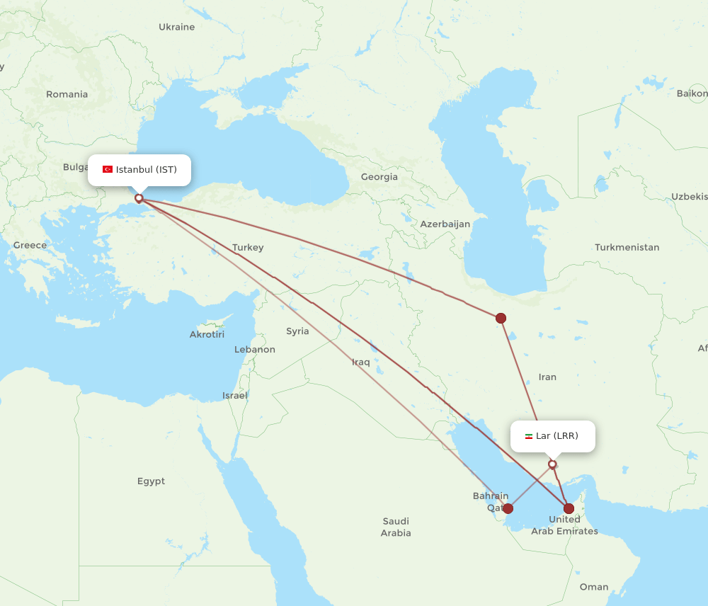 IST-LRR flight routes