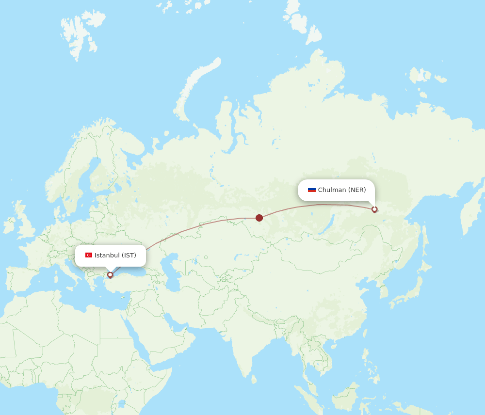 IST-NER flight routes