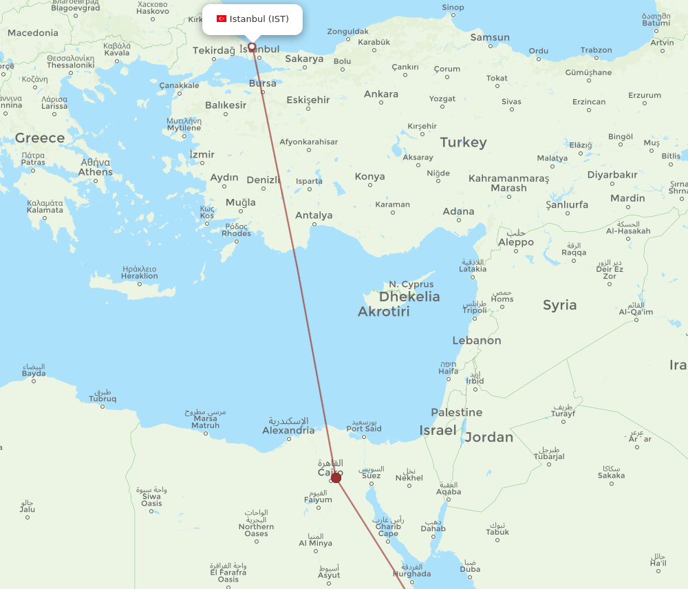 IST-RMF flight routes