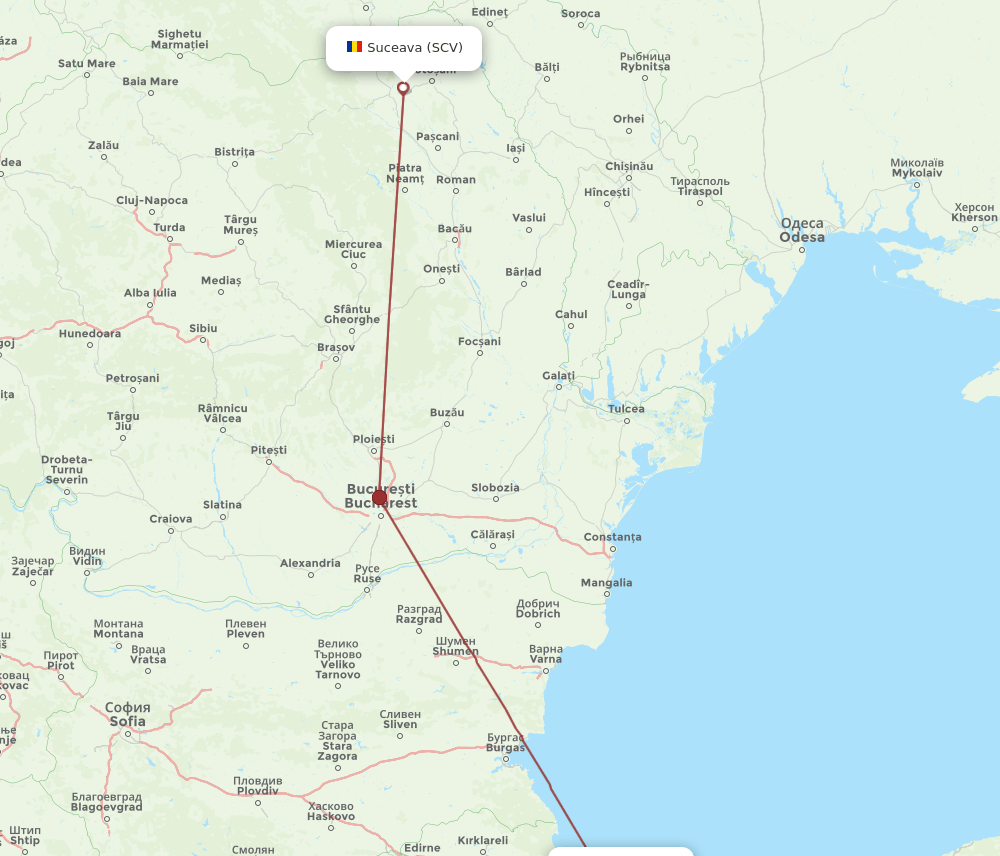 IST-SCV flight routes