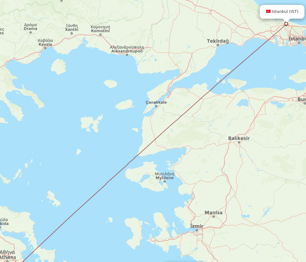 IST-SMI flight routes