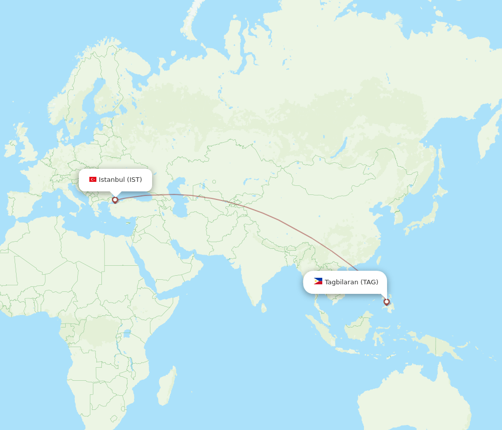 IST-TAG flight routes