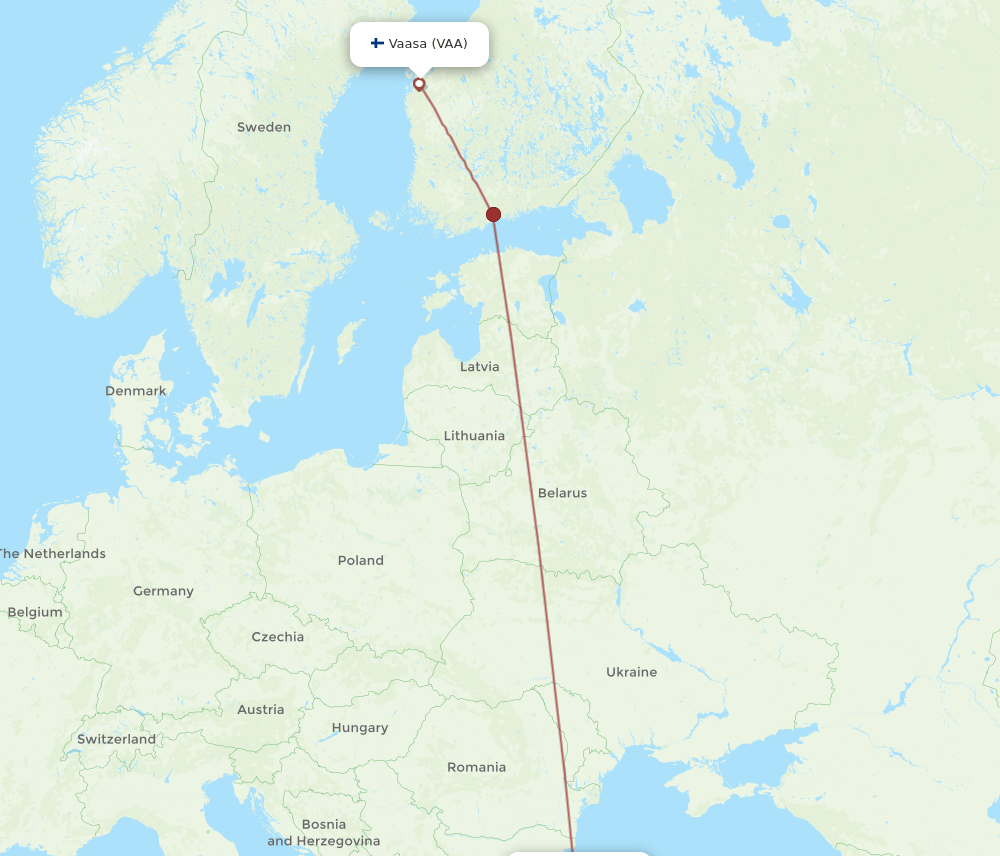 IST-VAA flight routes