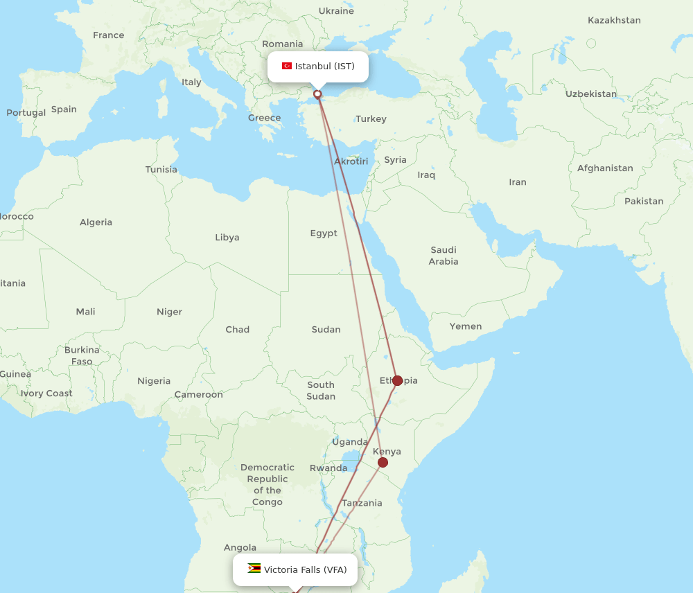 IST-VFA flight routes