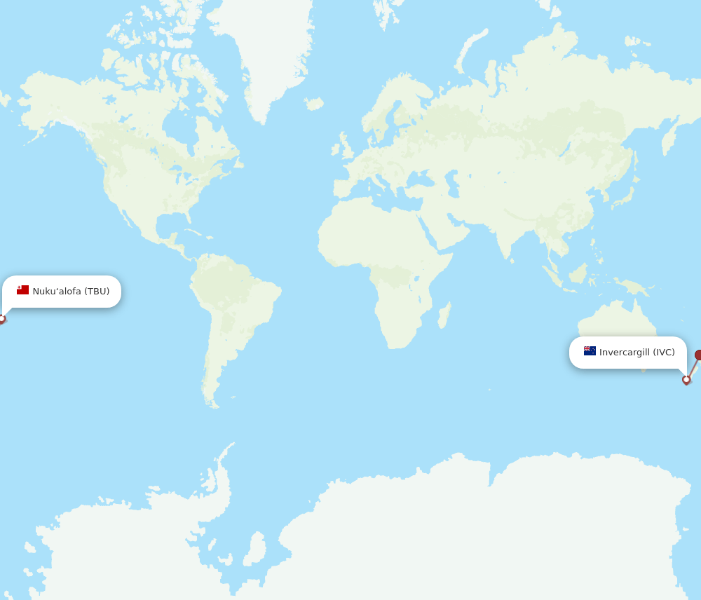 IVC-TBU flight routes