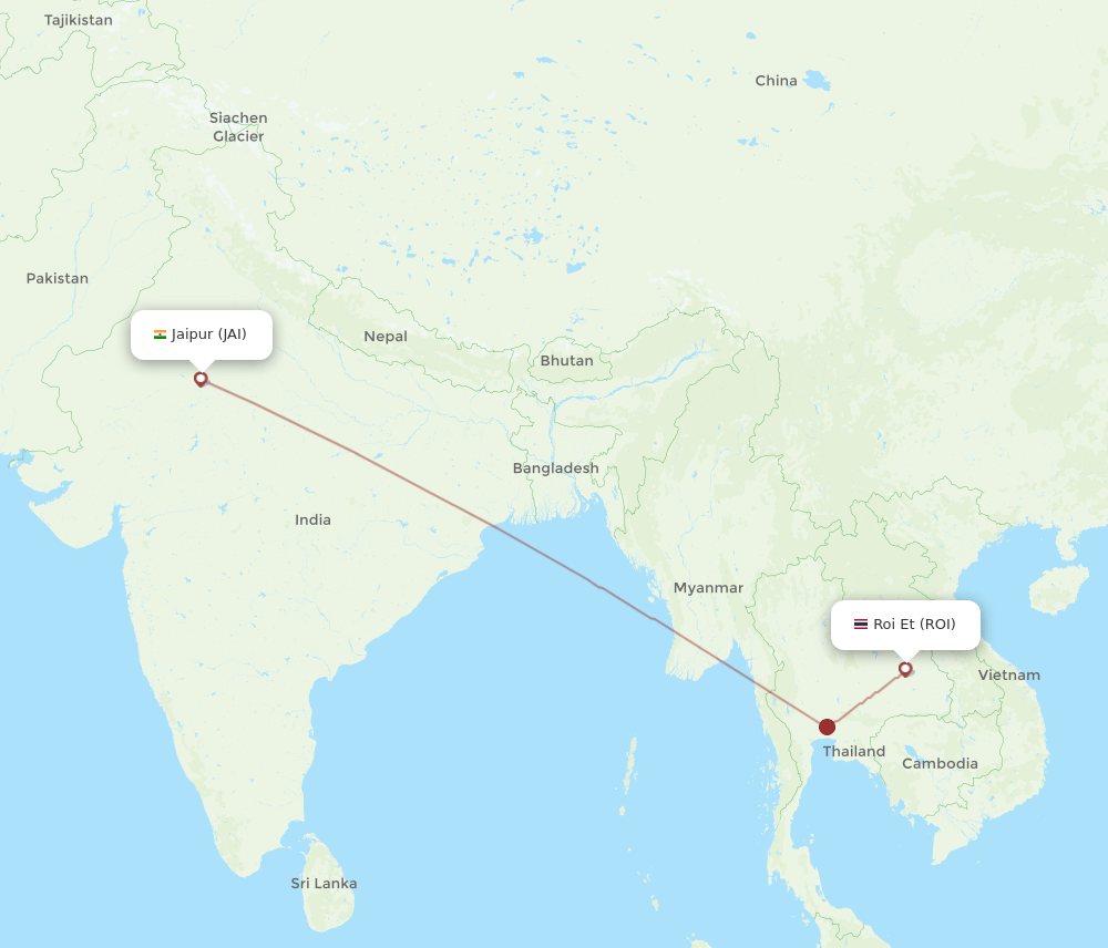JAI-ROI flight routes