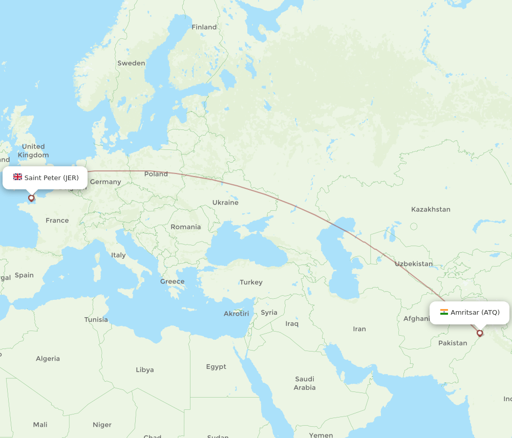 JER-ATQ flight routes