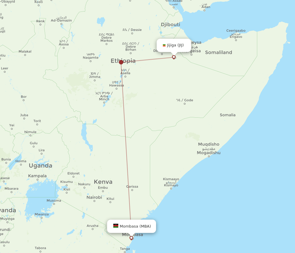 JIJ-MBA flight routes