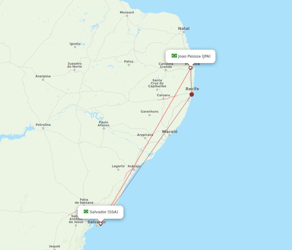 JPA-SSA flight routes
