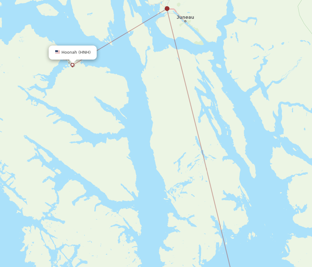 KAE-HNH flight routes