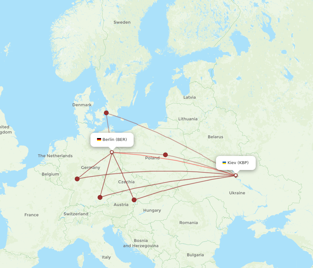 KBP-BER flight routes