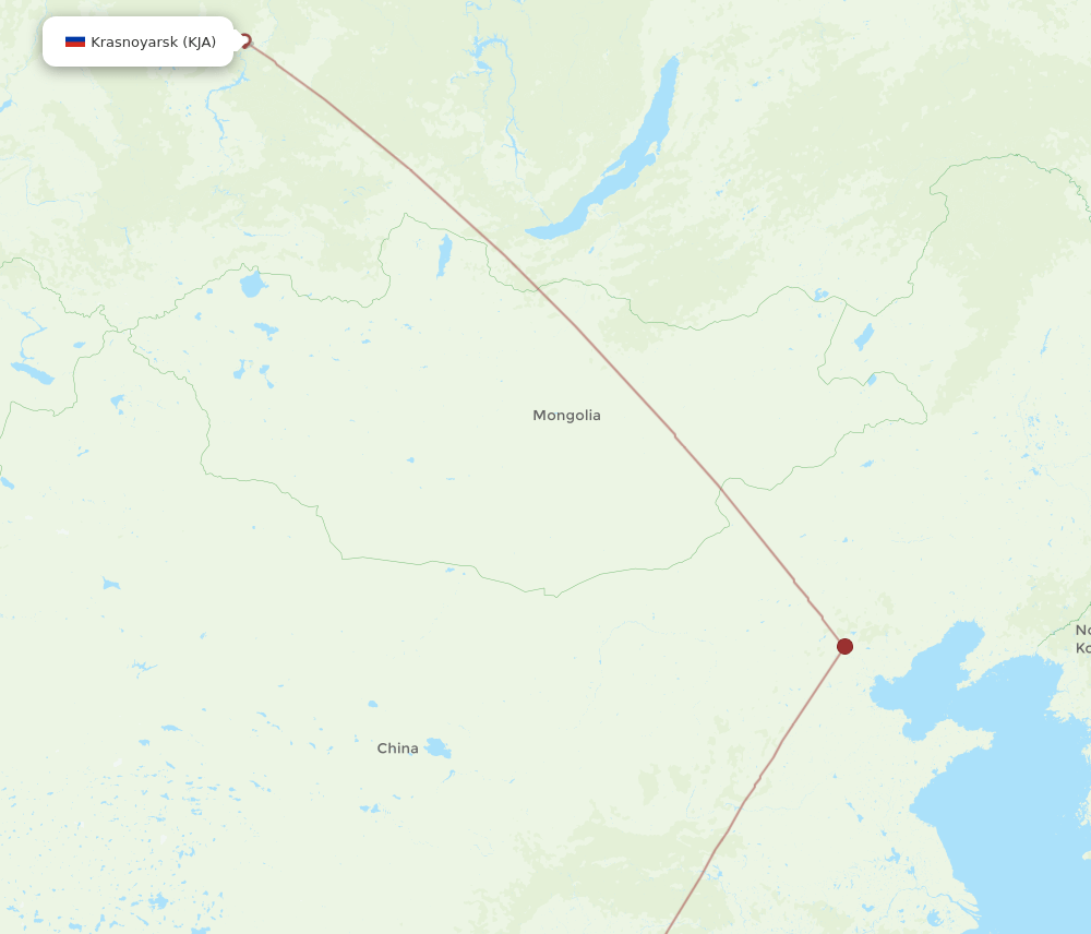 KJA-KWE flight routes