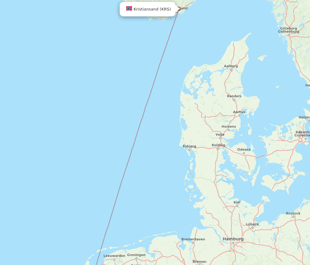 KRS-HAJ flight routes