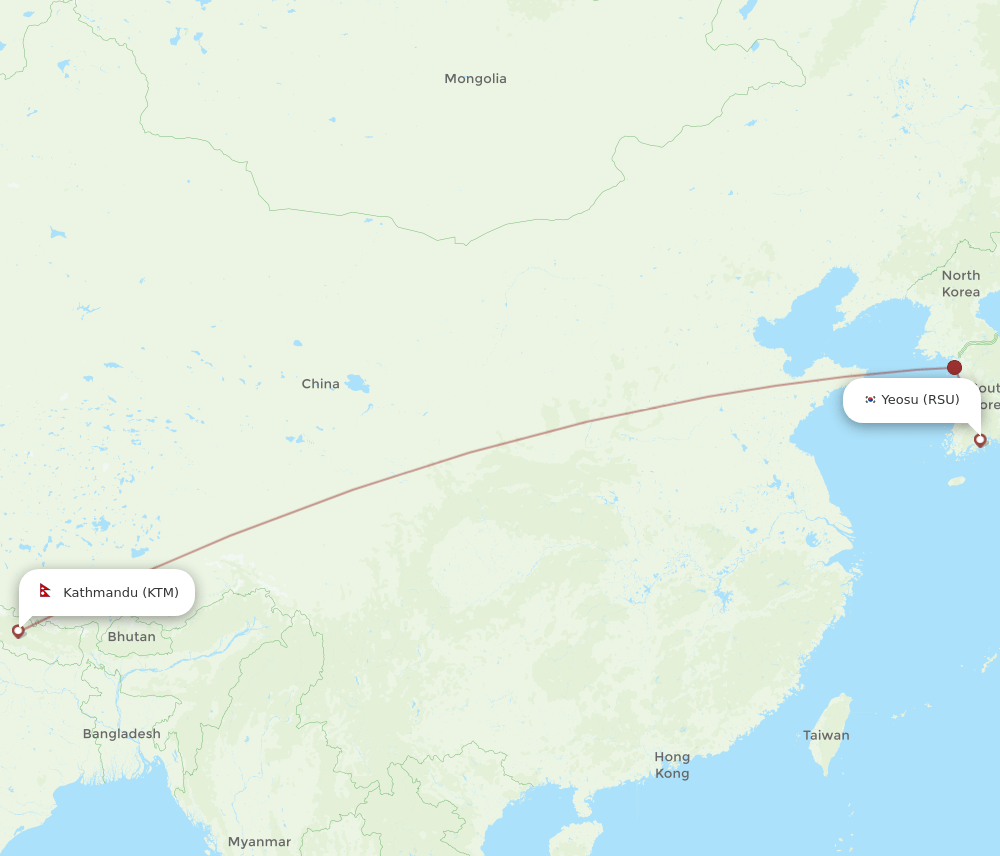KTM-RSU flight routes