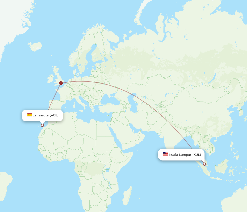 KUL-ACE flight routes