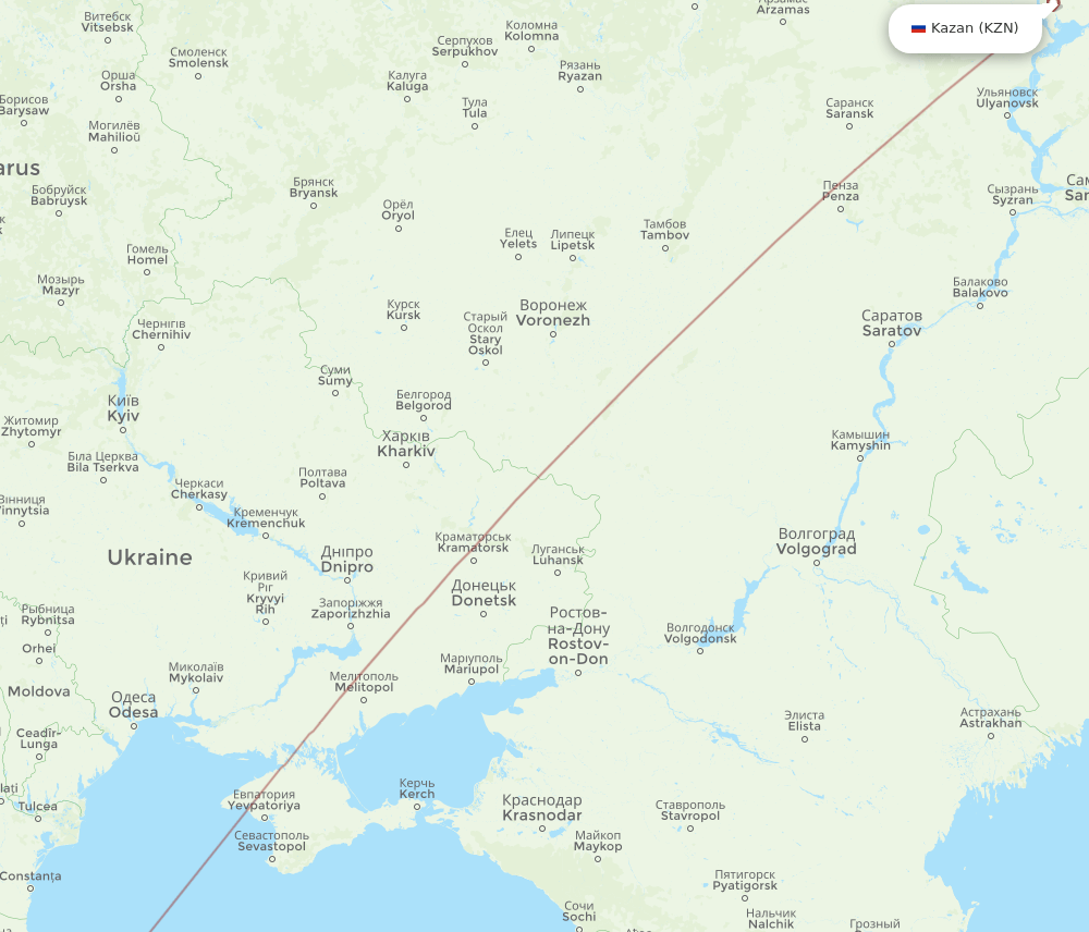 KZN-ONQ flight routes