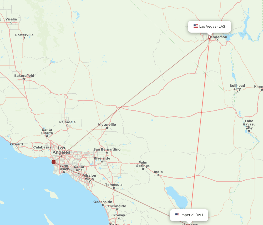LAS to IPL flights and routes map