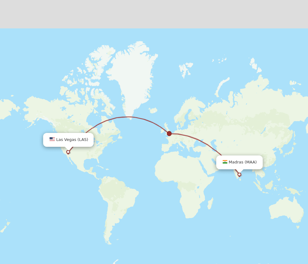 LAS-MAA flight routes