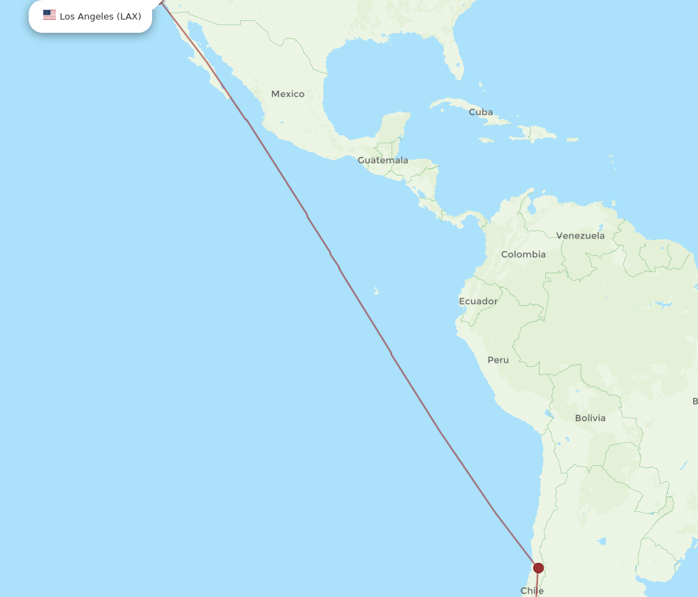 LAX-BBA flight routes