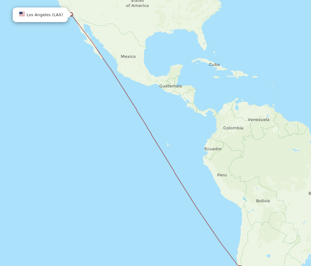 LAX-ZAL flight routes