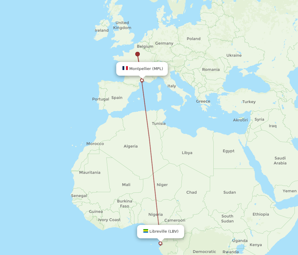 LBV-MPL flight routes