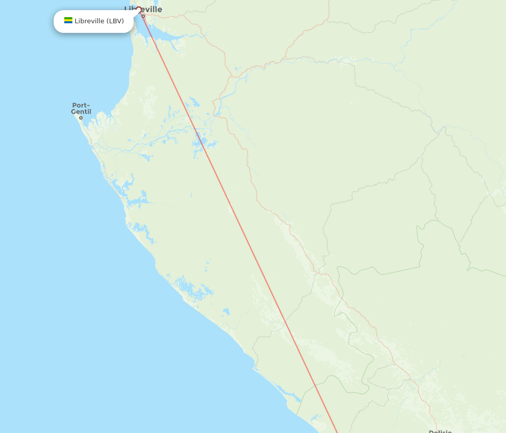 LBV-PNR flight routes