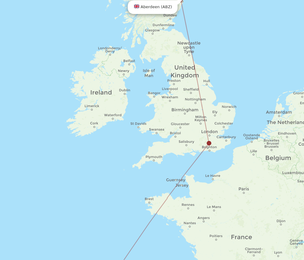 LCG-ABZ flight routes