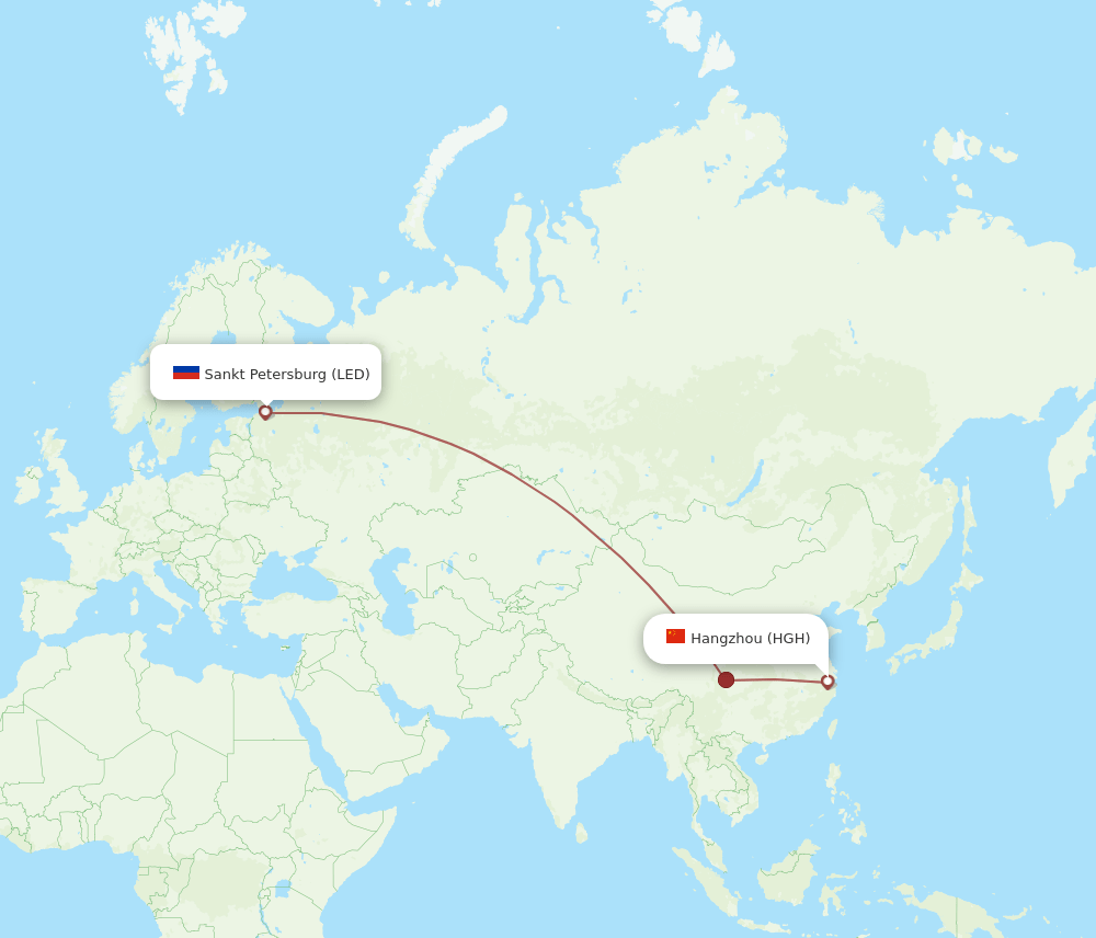 LED-HGH flight routes