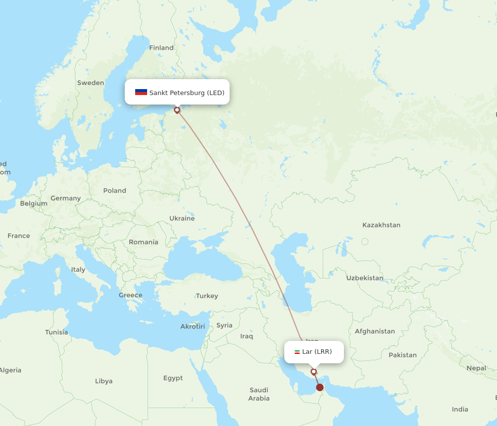 LED-LRR flight routes