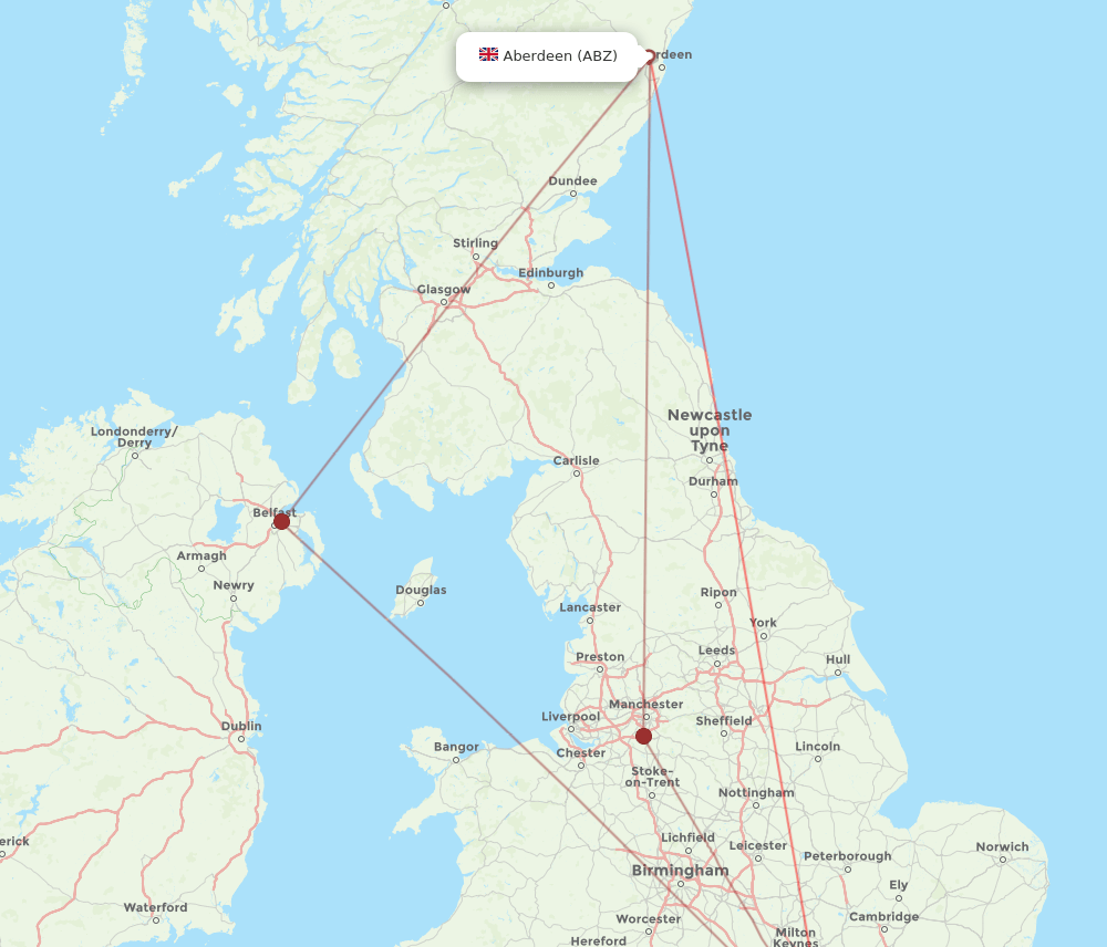 LHR-ABZ flight routes