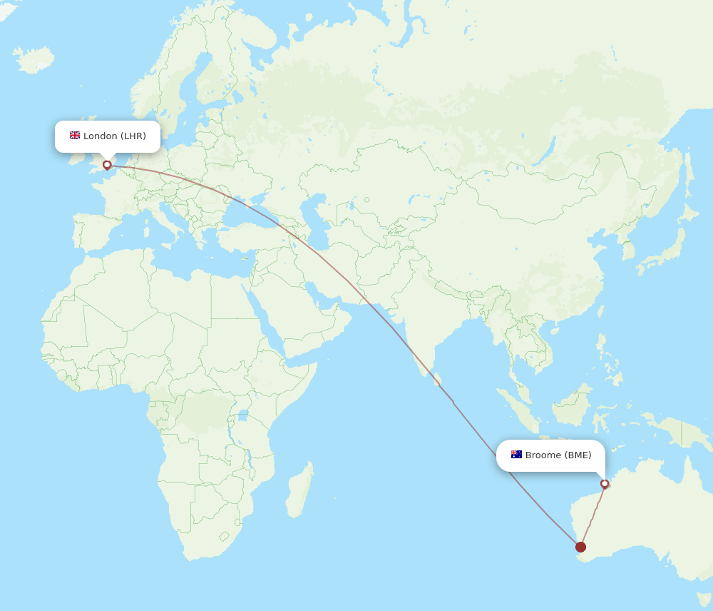 LHR-BME flight routes