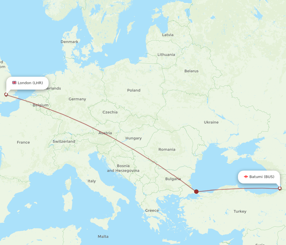 LHR-BUS flight routes