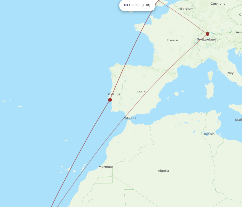 LHR-BVC flight routes
