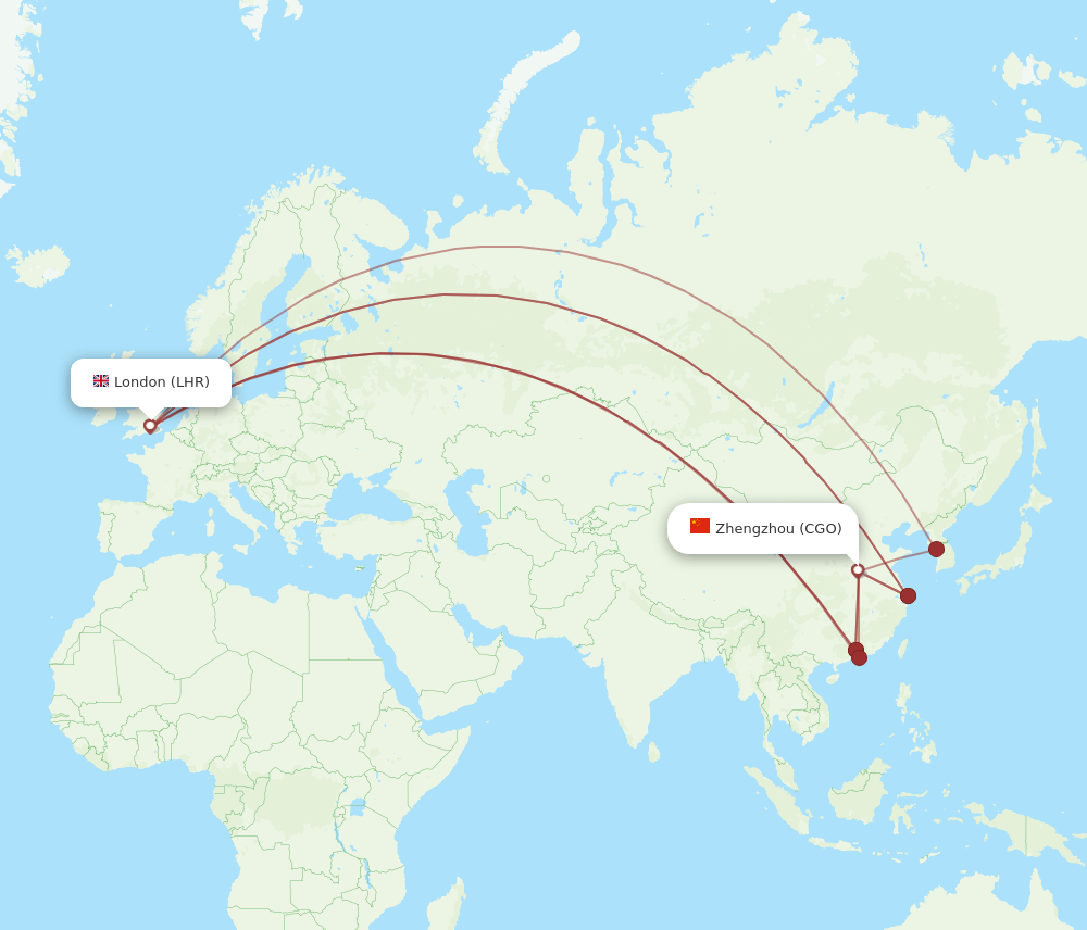 LHR-CGO flight routes