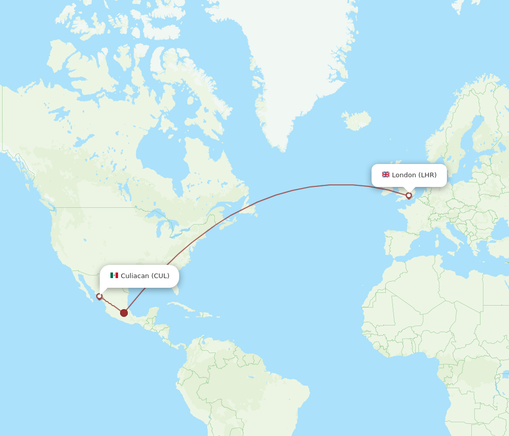LHR-CUL flight routes