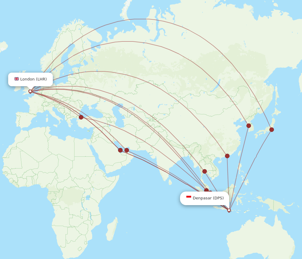 LHR-DPS flight routes