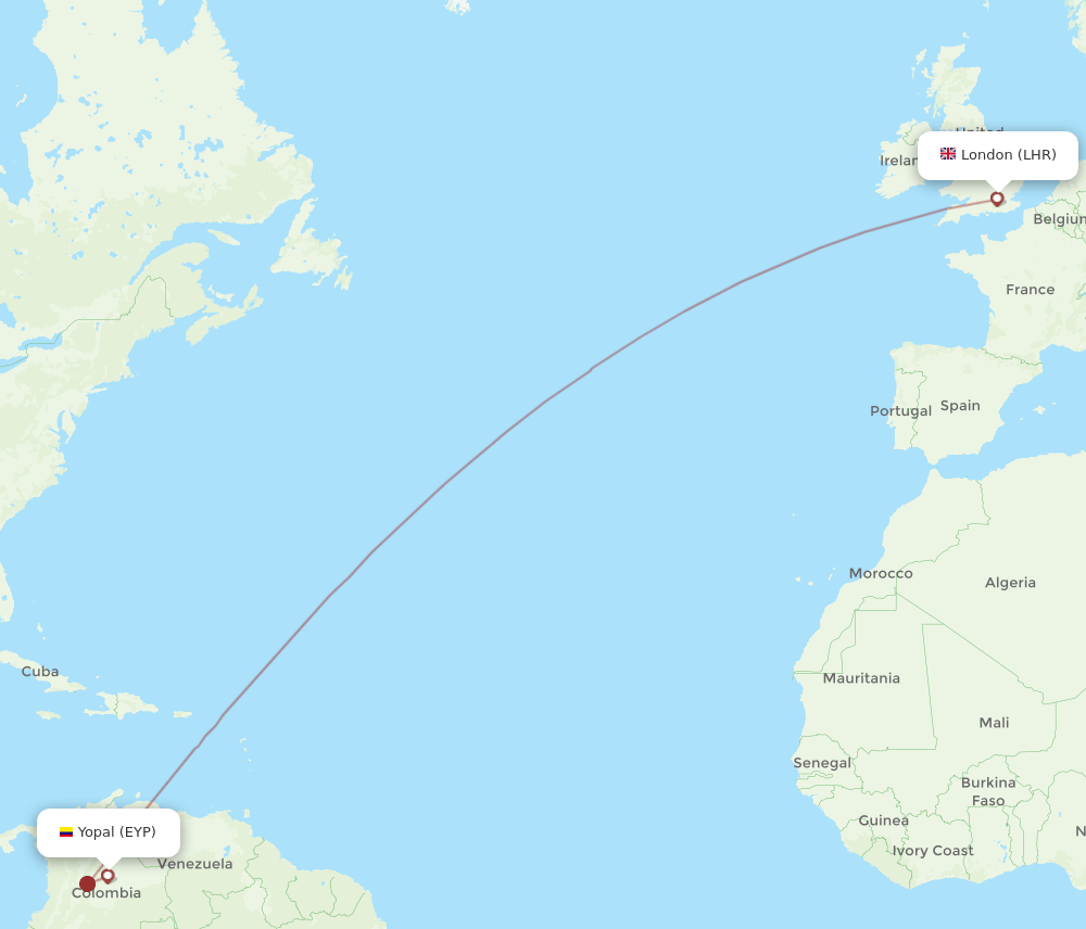 LHR-EYP flight routes