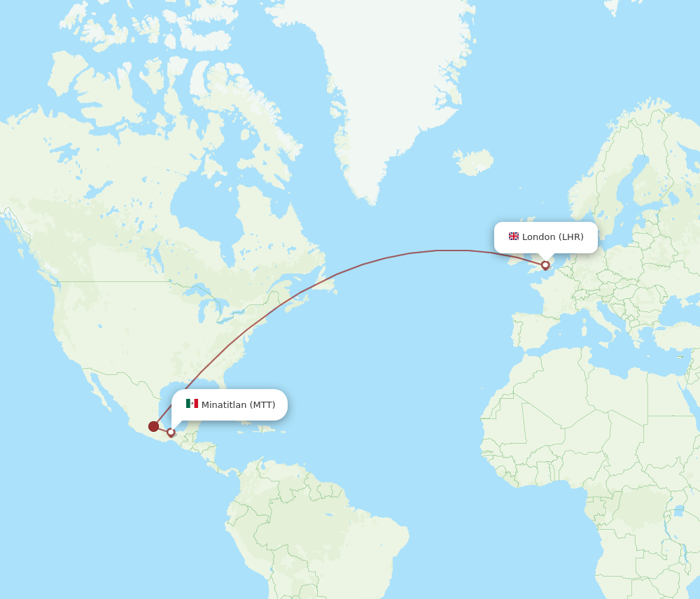 LHR-MTT flight routes
