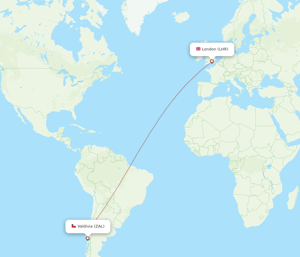 LHR-ZAL flight routes