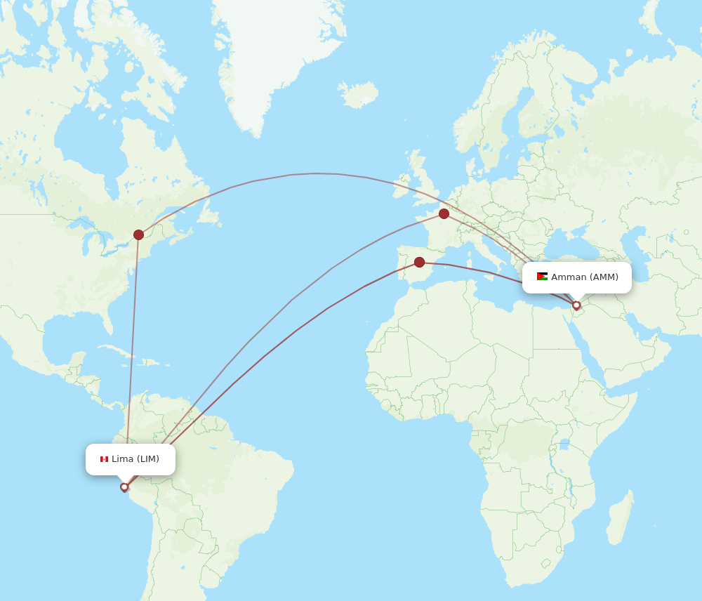 Flights from lima to amman lim to amm flight routes