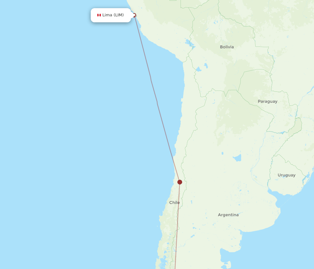 LIM-BBA flight routes