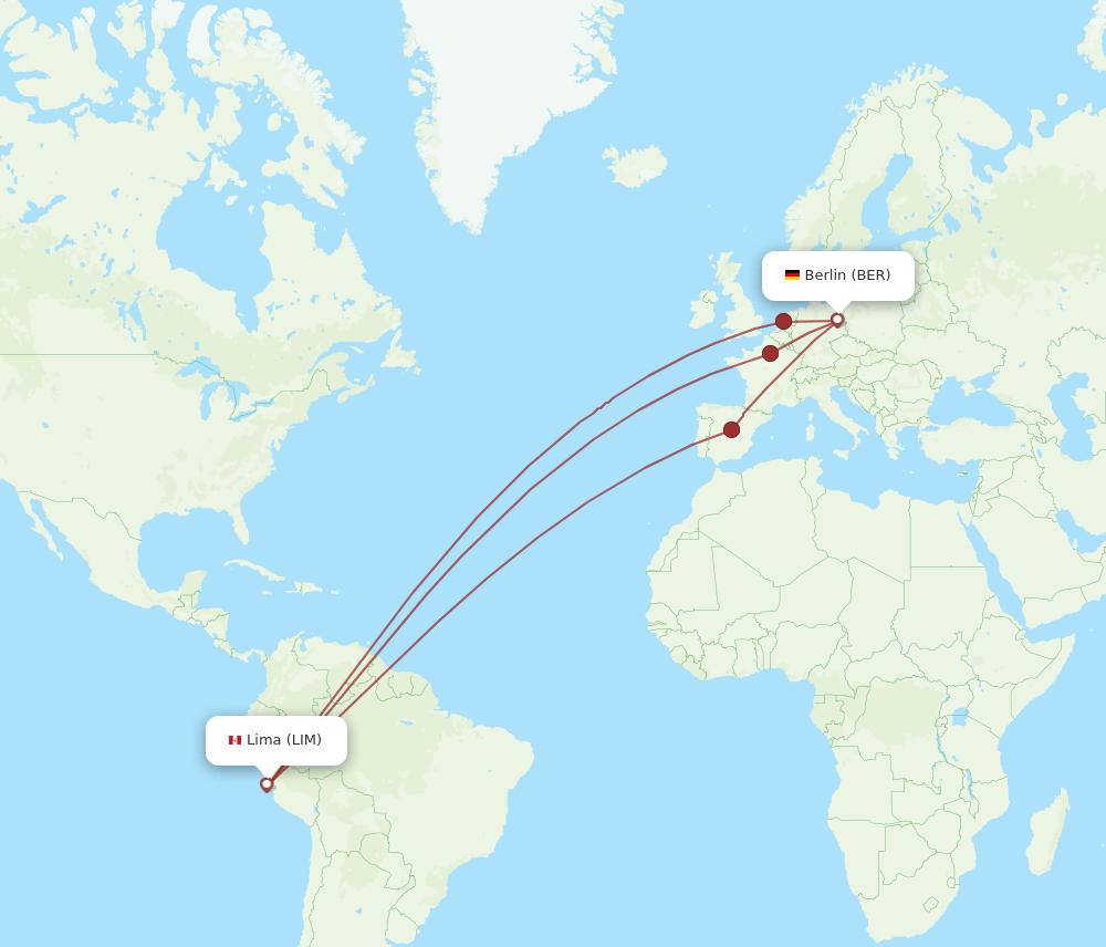 LIM-BER flight routes