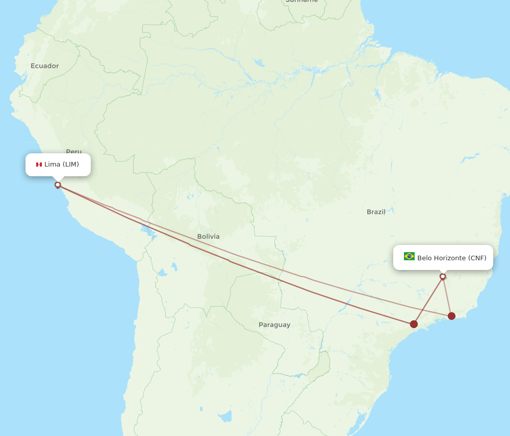 LIM-CNF flight routes