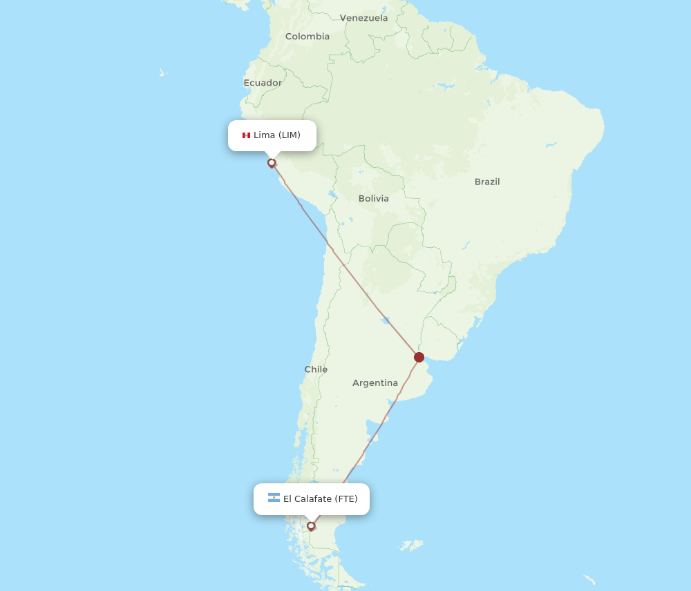 LIM-FTE flight routes